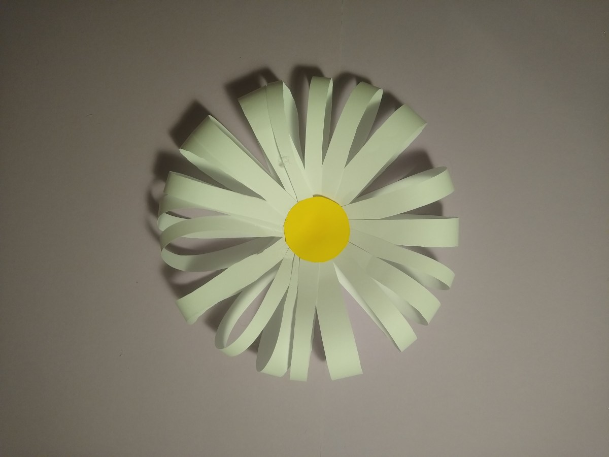 Easy homemade paper&nbsp;daisy